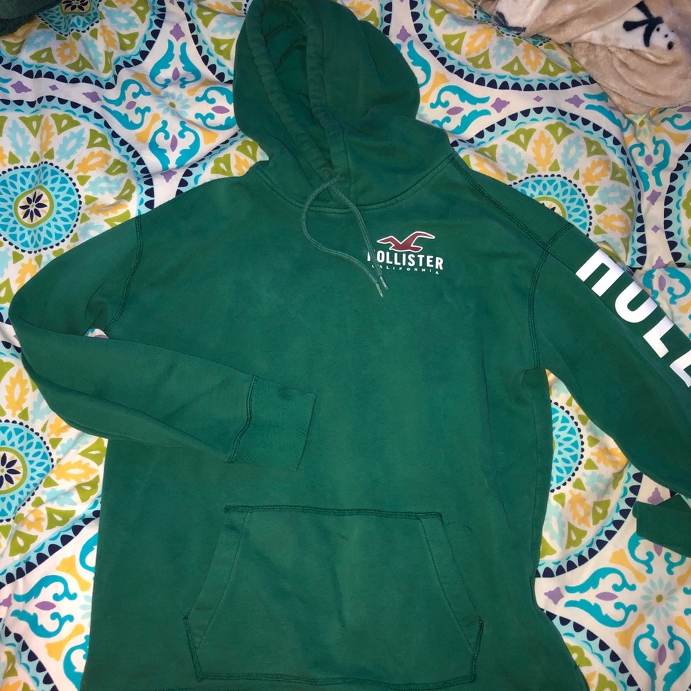 Green Hollister hoodie